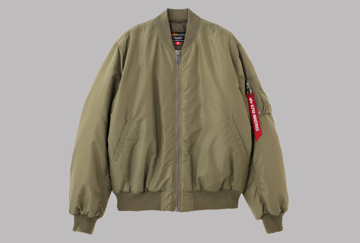 MA-1フライトジャケット オリーブ　Alpha Industries MA-1 JACKET ｜Alpha Industries｜ - mix.tokyo