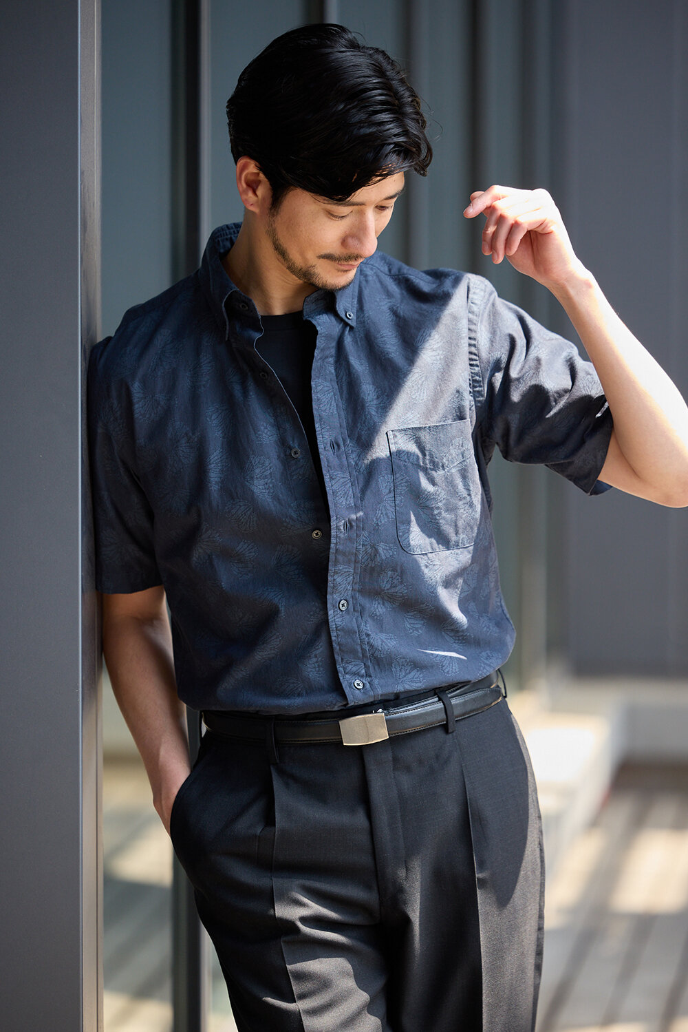 BUTTERFLY JAQUARD SHIRT