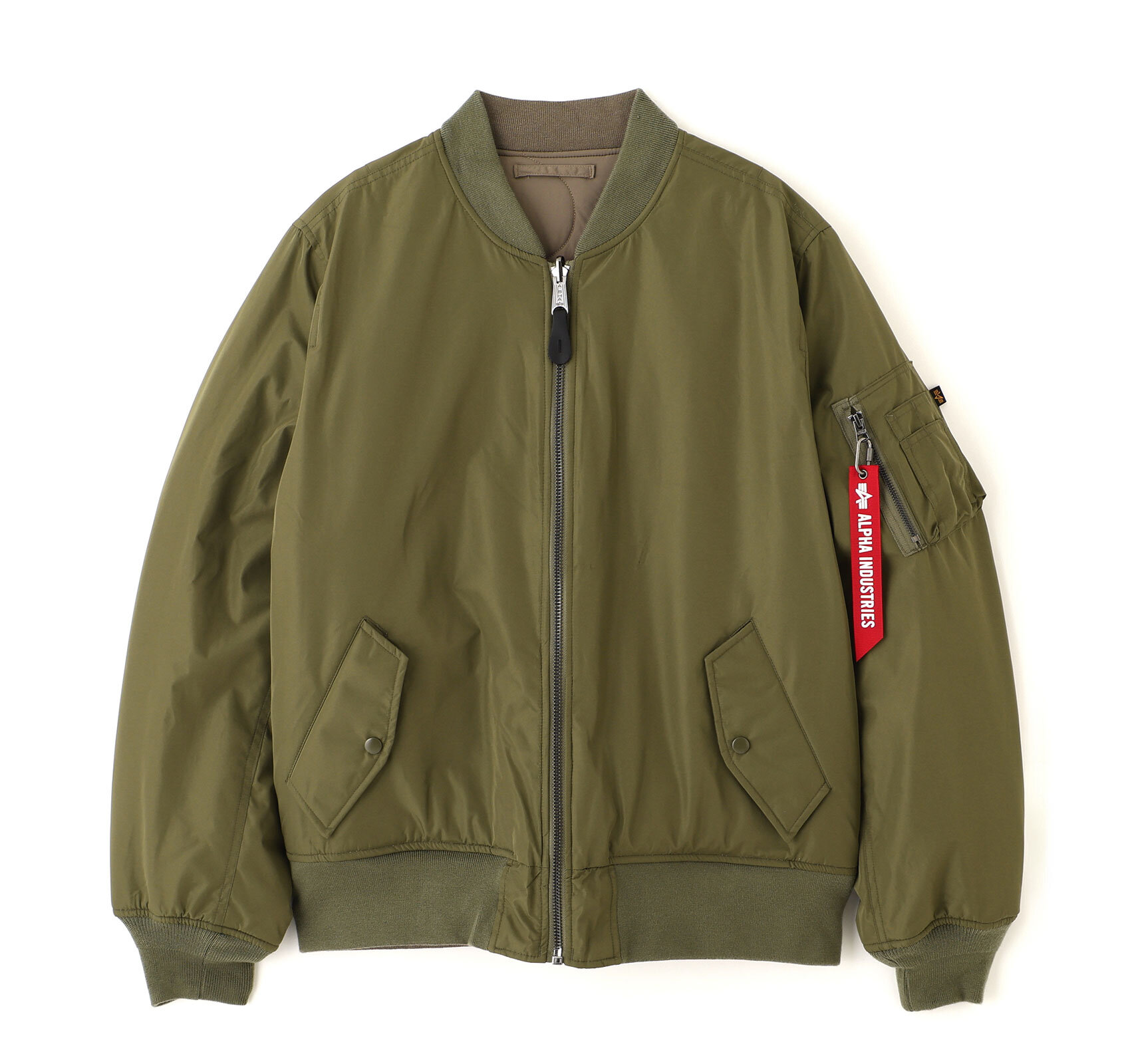 REVERSIBLE ONION QUILTED MA-1 FLIGHT JACKET