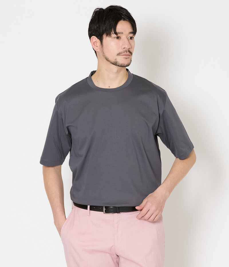 ドレスTシャツ グレー