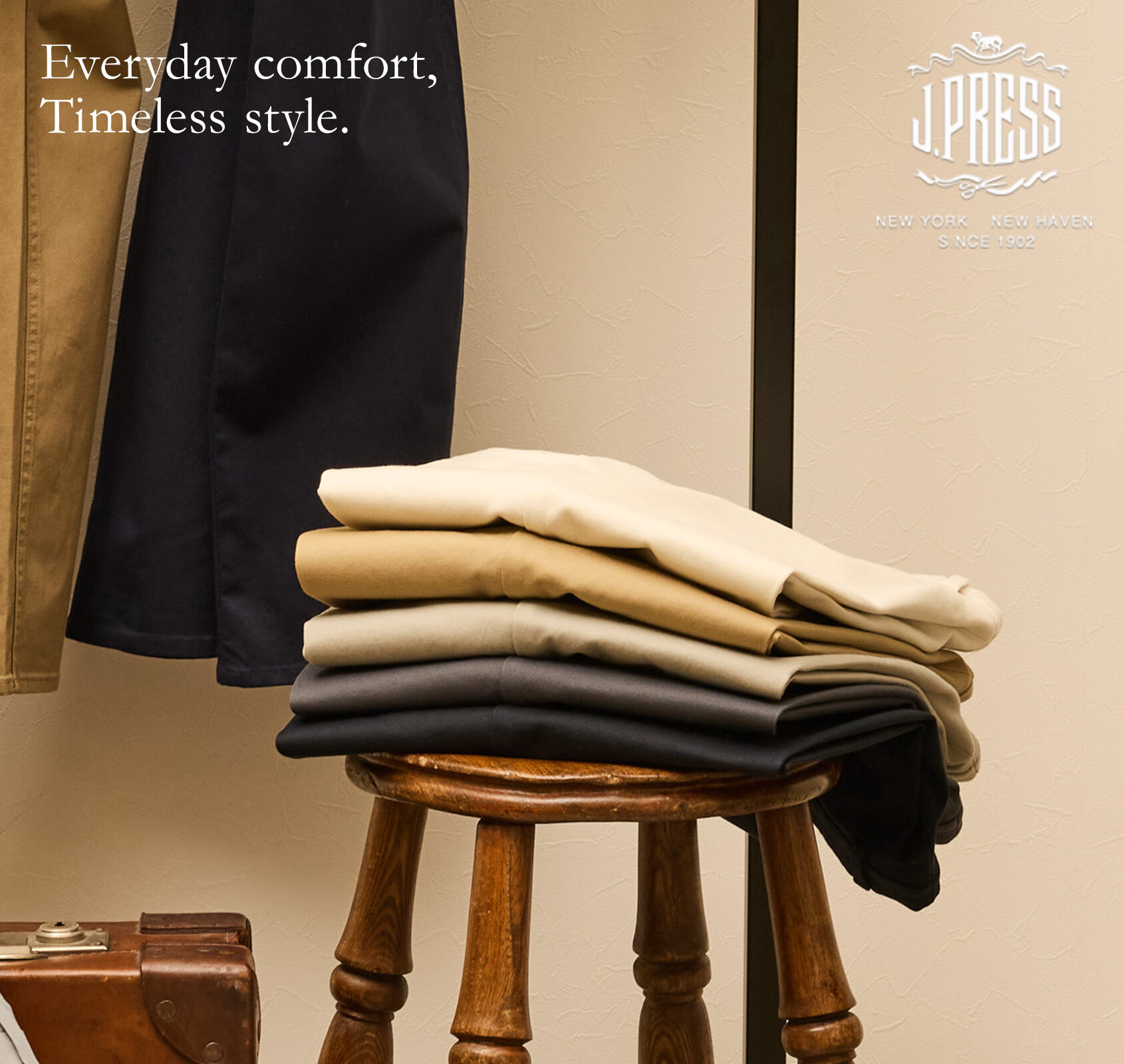 J.PRESS MEN】定番チノスラックスを徹底解剖 - ONWARD CROSSET