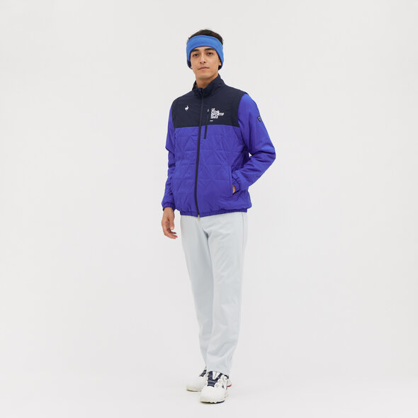 裏フリースボンディングゴルフパンツ。暖かくて履き心地に優れた防寒ゴルフコーディネート。