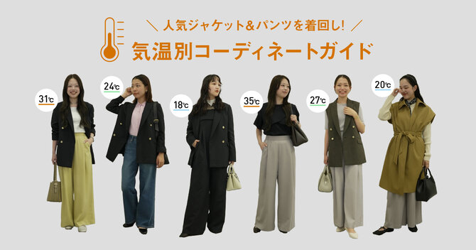 気温別コーディネートガイド