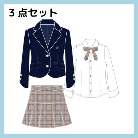 PINK latte ピンクラテ 卒服 制服 スーツ ブレザー スカート 紺 ピンクラテ】2027卒服＆入学服発売 - NARUMIYA ONLINE