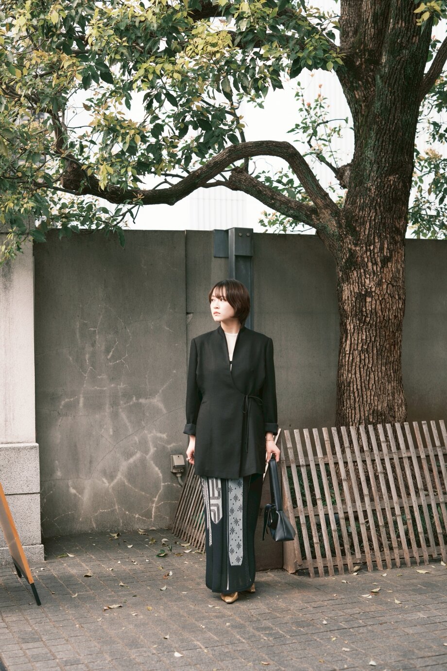 Multi-Pattern Knit Dress