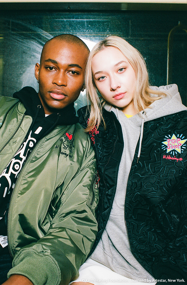 Alpha mix URL】Keith Haring - mix.tokyo