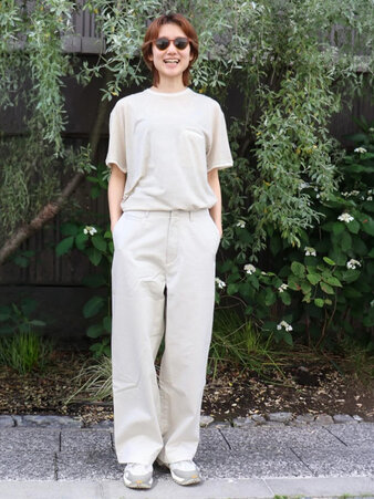 ストライプTシャツ スタッフスタイル 172cm XSサイズ