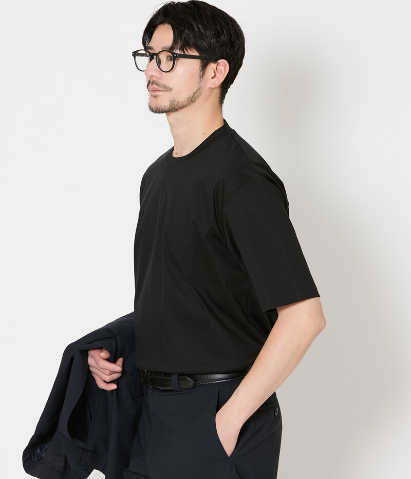 ドレスTシャツ ブラック