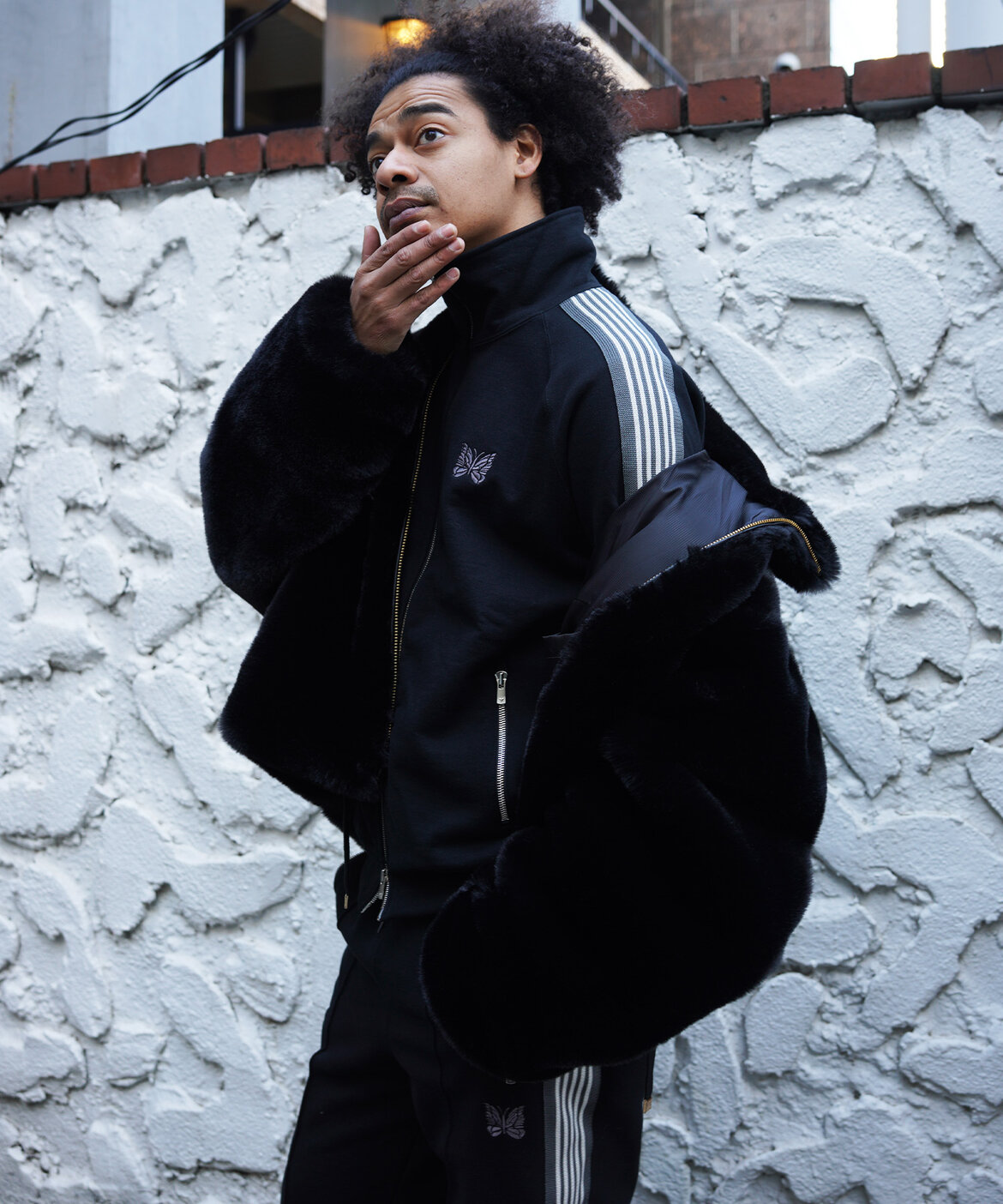 新品タグ有SRL Embroidery zipトラックジャケット シールームリン NEEDLES 2026 SPRING LHP EXCLUSIVE TRACK JACKET 
