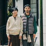 ゴールドウインオンラインストア公式 | STAFF PICKS | モデルの男女ペアカット。それぞれがアウターを着用した上半身ルック